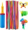 100 Pcs 260Q Balloons Kit with Pump - Kids Premium Latex Twisting Long Balloons